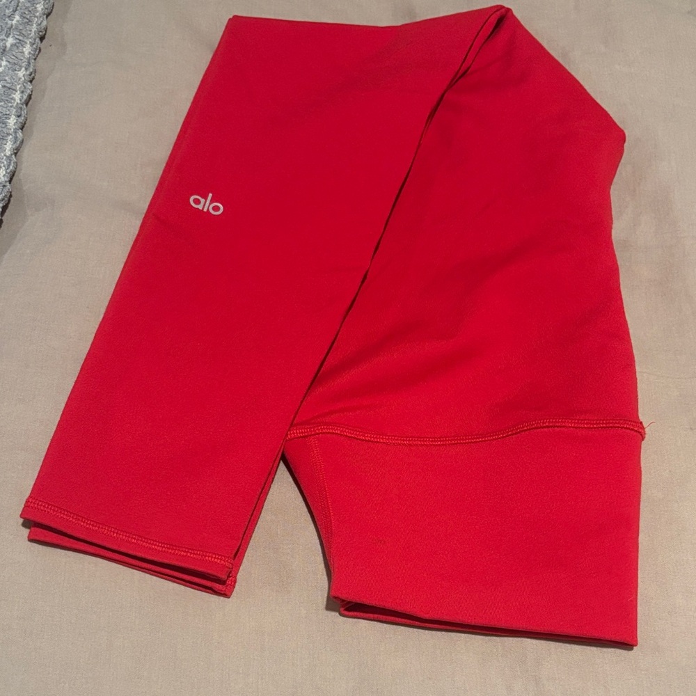 ALO Red High-Waist Leggings